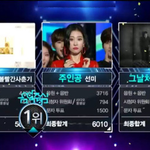 <b>선미</b> 1위 수상소감에 테디 언급