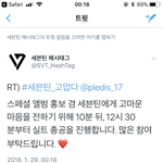 [세븐틴] <b>캐럿들</b> 실트총공한대