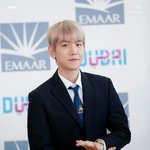 [백현] 180116 두바이 <b>분수</b>쇼 고화질 'ㅅ' 백현