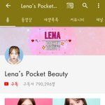 <b>레나</b> 구독자 70만으로 떨어진거봄?