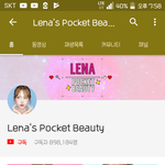 구독자 108만명에서 89만명된 <b>레나</b>