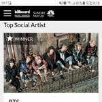 [방탄소년단] 빌33보드 홈페이지에