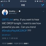 [방탄소년단] #SmallzyPlayMICDROP 이것두 같이 해조...