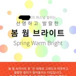 나 퍼스널<b>컬러</b> 봄웜브라이트 나왔당