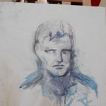 [조언부탁해] 캔버스 그림 그려봤어