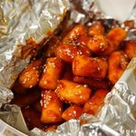 나 오늘 치킨이랑 떡볶이 먹을꼬얌