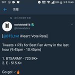 [방탄소년단] <b>하트</b> 추이
