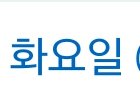 나 <b>화요일</b> 닮았다는데