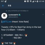 [방탄소년단] <b>하트</b> 추이