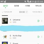 [EXO] 지금 이 차트 더욱 더 소름인 건