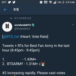 [방탄소년단] <b>하트</b> 추이