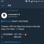 [방탄소년단] <b>하트</b> 추이
