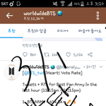 [방탄소년단] 오늘 새벽 네1이1버 톡방에 지민이, 뷔,정국이 글...