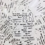 [시우민] 시우민 손글씨 스티커래ㅋㅋㅋ