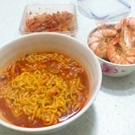 [점심] 오늘의 점심 (건면새우탕 <b>새우</b>)