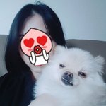 나 강아지랑 셀카찍엇는뎅
