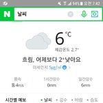 롱패딩 입을까?(울동네 <b>기온</b> 있오