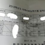 문과로 대학갈 고3 꼭들어와.... (성적표인증)
