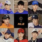[EXO] <b>MLB</b>모델 트와이스에서 엑소로 바뀜