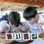 [EXO] 둘이 오물오물ㅠㅠ어미가 모이준 새끼<b>제비</b>들같애