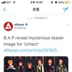 [BAP] 컴백 티져ㅓ였다고..?