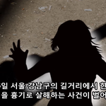 충격)20대 여자가 살<b>해당</b>하는데 구경만함