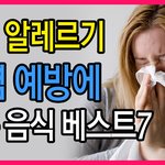 봄철 알레르기 <b>비염</b> 예방에 좋은음식 베스트7
