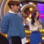 민규랑 정채연이랑 <b>덩치</b>차이