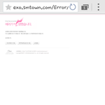 [EXO] 공홈 <b>에러</b> 뜨는거보니 조만간 바뀌나봄