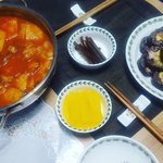 가정식<b>백반</b>으로 거진 식사중4