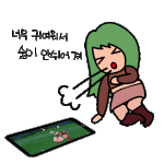 겜하는데 진짜 <b>캐릭</b> 너무 귀엽네
