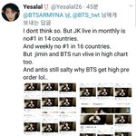 [방탄소년단] 꾸기앱 집계<b>나라</b> 모두 주간 1위