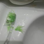 [개깊은빡침] 오R비 <b>칫솔</b> 쓰지마세요 특히 어린애들은 주의하세요...