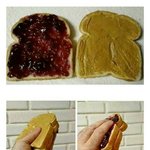 <b>식빵</b>에 두가지잼 바르고 안섞이게 먹는법