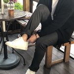 남친 오늘 옷이 이뻐서 찍어줬는데