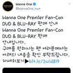 정보)Wanna One Premier <b>Fan</b>-Con DVD &amp; BLU-RAY...