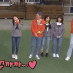 런닝맨에서 모모 다현으로 미친사람<b>gif</b>