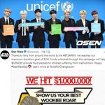 방탄소년단 팬덤, 이틀만에 '10억 기부'..유1니세프+스타1<b>워즈</b>도...
