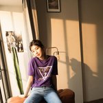 숯지 <b>청바지</b> 핏