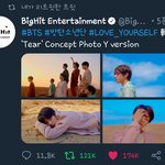 [방탄소년단] <b>리트윗</b>이랑 하트수 미쳤다ㄷㄷ