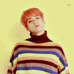 [백현] <b>MAGIC</b> 자켓 촬영현장 백현 gif.