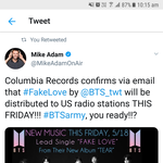 [방탄소년단] <b>라</b>됴에서 바로 페이크 <b>러브</b> 예고