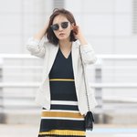 [댓글부탁해] 최근자 <b>유리</b> 공항패션 완소다 진짜 ㅠㅠ