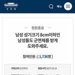 청와대 국민 청원 글 쓰는거 제한 둬야한다고 생각해.