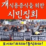 이번주 일요일 제 5차 개식용 종식을 위한 <b>시민</b>집회가 있습니다.