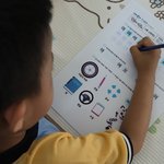 하원후 프린트학습지 하는 <b>아드님</b>~