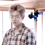 [백현] [15화] 아침 기상 미션 끝나지 않은 도전 백현 <b>gif</b>