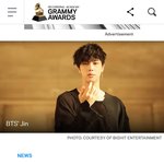 보수적인 그래미에서 방탄 진 기사