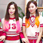 아이린 데뷔 1일차때 긴장한 모습 <b>gif</b>