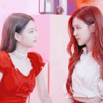 제니 vs 로제 눈싸움